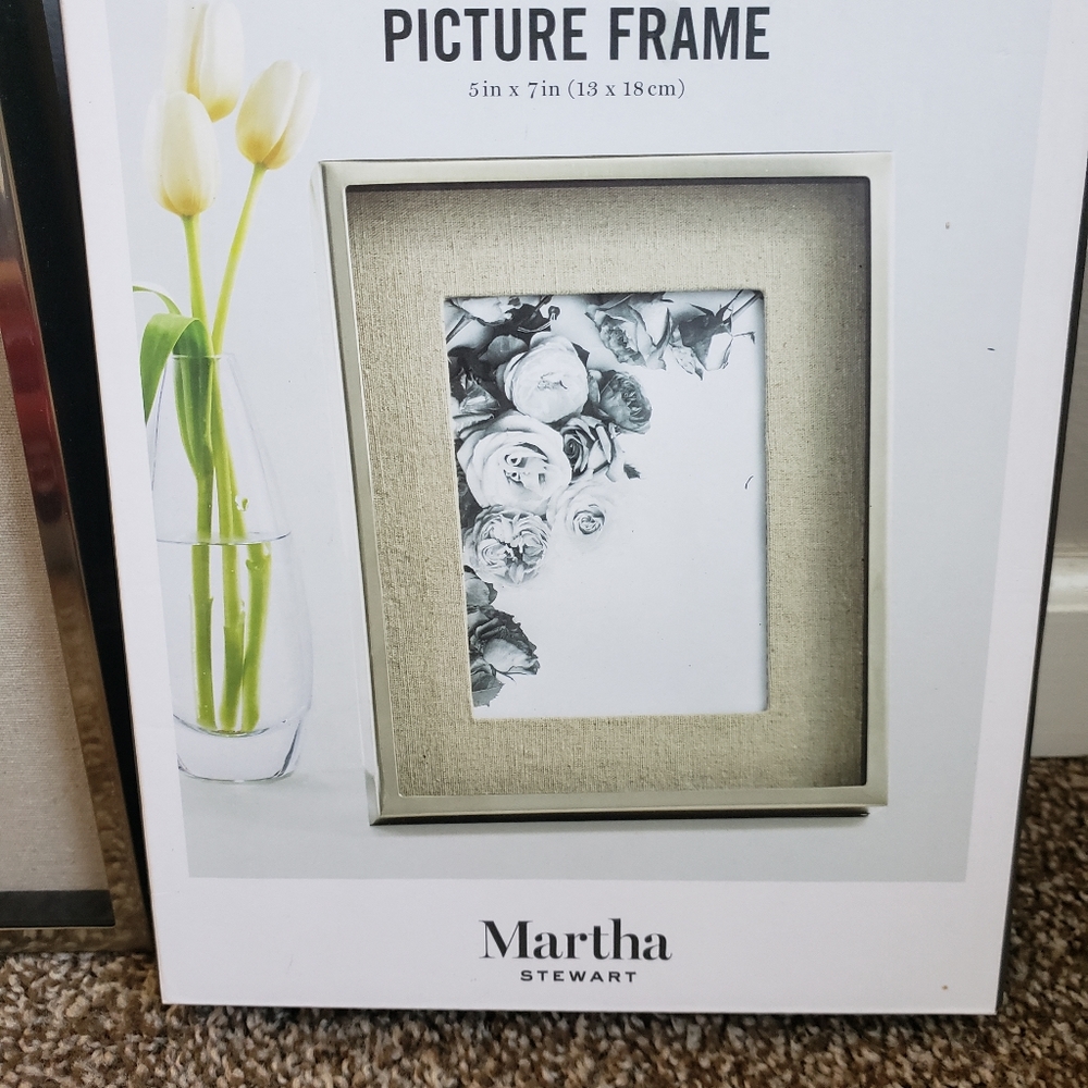 Martha Stewart Linen Shadow box picture frames